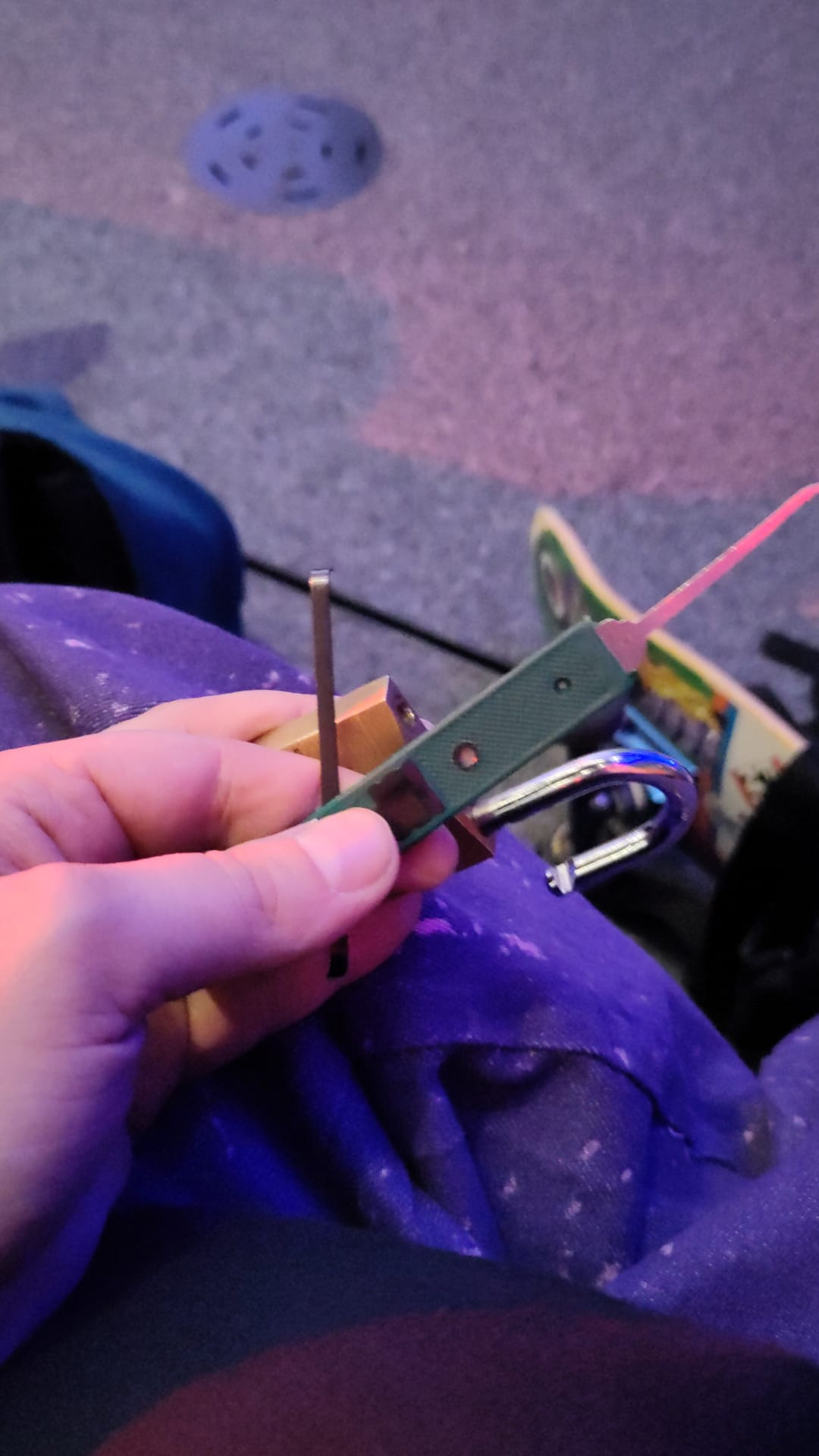 A Picture of me with a picked lock